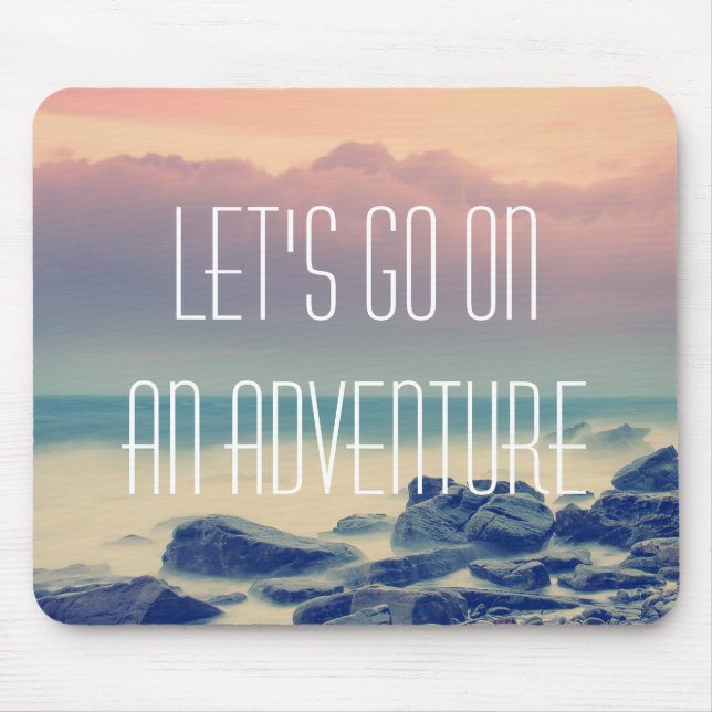Adventure print mouse pad (Front)