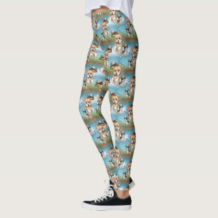 Adventure Pup and Kitty Leggings
