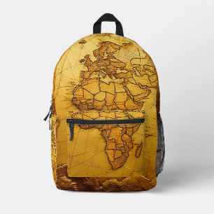 Adventure-Ready Leather Look Backpack