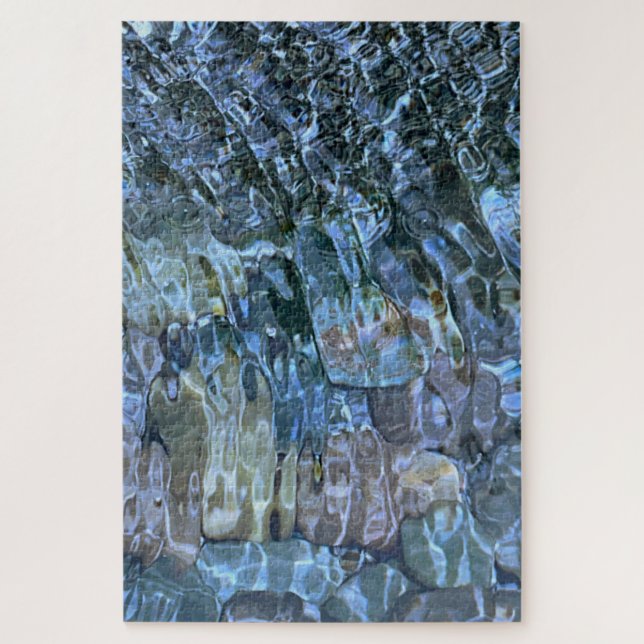 Adventure river rock water pattern  jigsaw puzzle (Vertical)