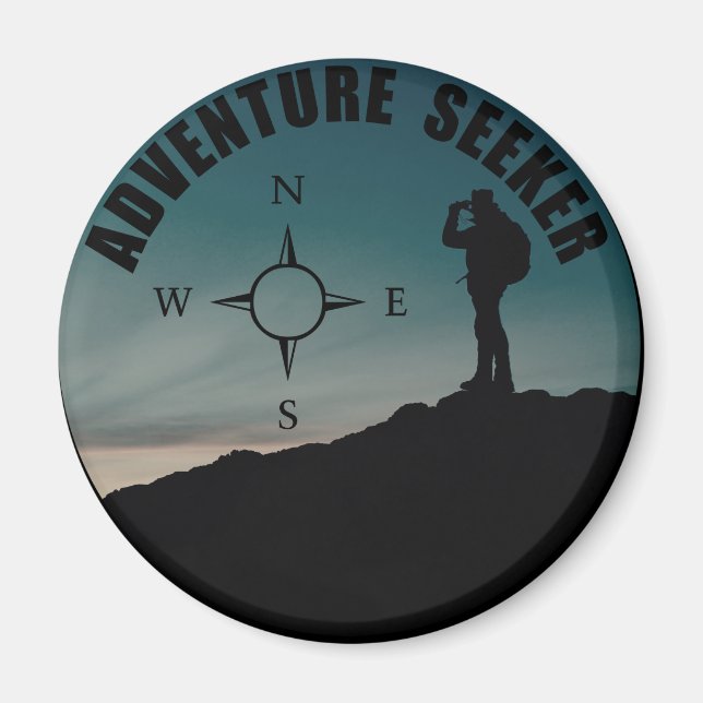 adventure seeker magnet (Front)