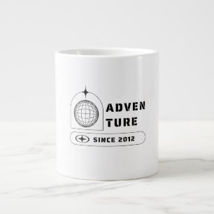 Adventure Since 2012 Large Coffee Mug