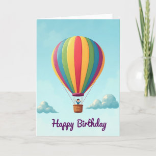 Adventure Sky Birthday Card