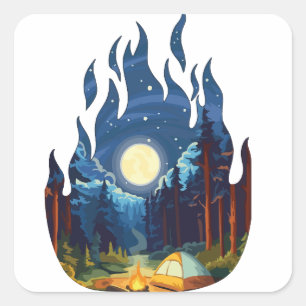  adventure  square sticker