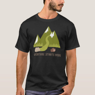 Adventure Starts Here T-Shirt