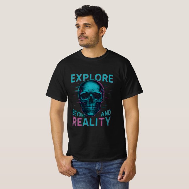 adventure the unknow t short and explorer T-Shirt (Front Full)
