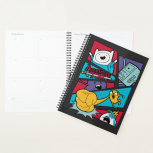 Adventure Time Action Panel Graphic Planner