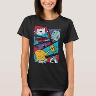 Adventure Time Action Panel Graphic T-Shirt