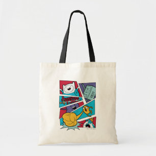 Adventure Time   Action Panel Graphic Tote Bag