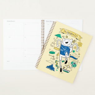 Adventure Time "Algebraic" Finn Sketch Planner