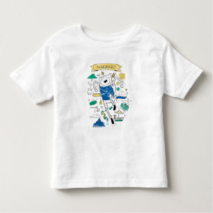 Adventure Time "Algebraic" Finn Sketch T-Shirt