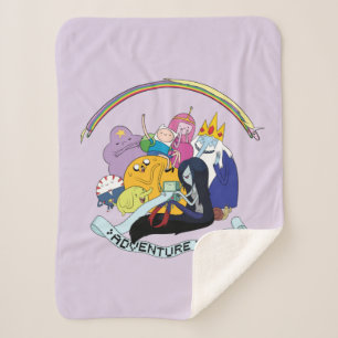 Adventure Time   BMO Group Graphic Sherpa Blanket