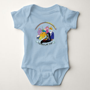 Adventure Time BMO Group Graphic T-Shirt Baby Bodysuit