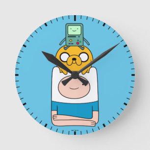 Adventure Time   BMO, Jake, & Finn Round Clock