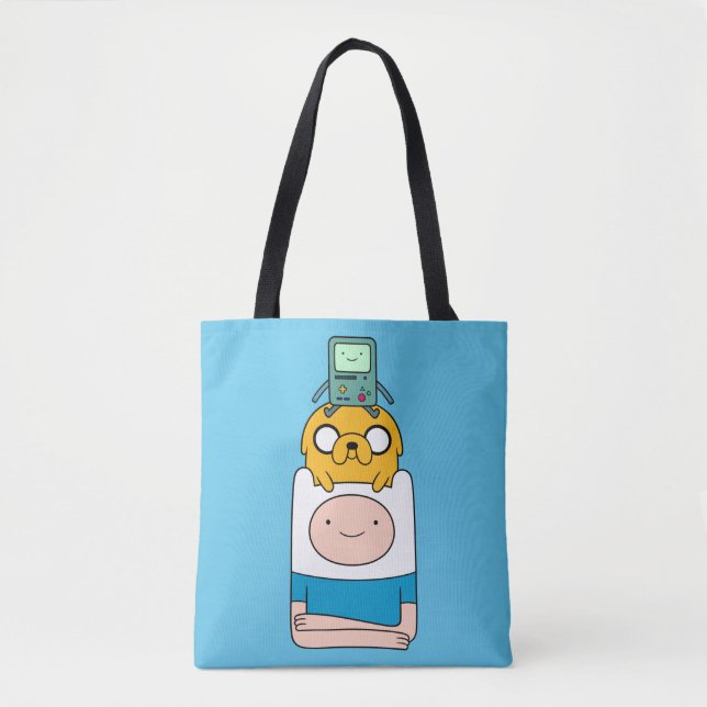 Adventure Time | BMO, Jake, & Finn Tote Bag (Front)