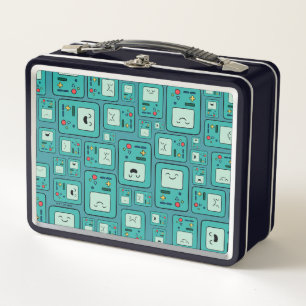 Adventure Time   BMO Pattern Metal Lunch Box