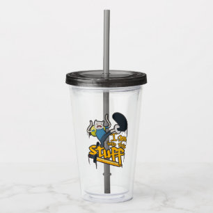 Adventure Time Finn "I Am Into This Stuff" Acrylic Tumbler