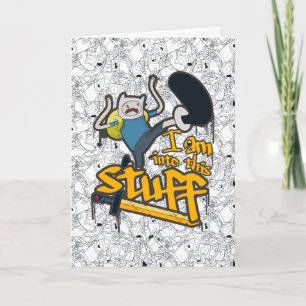 Adventure Time   Finn "I Am Into This Stuff" Card