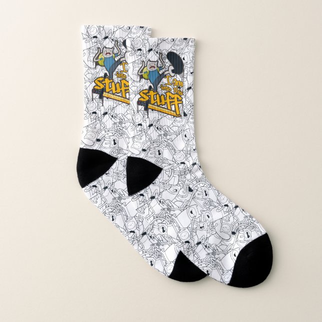 Adventure Time | Finn "I Am Into This Stuff" Socks (Pair)