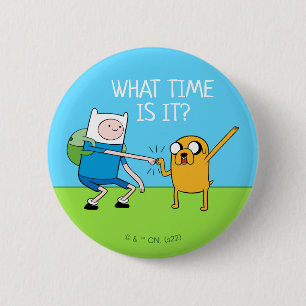 Adventure Time   Finn & Jake Fist Bump 6 Cm Round Badge