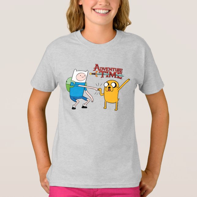 Adventure Time | Finn & Jake Fist Bump T-Shirt (Front)