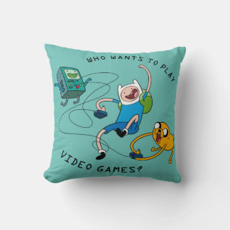 Adventure Time | Finn & Jake Play With BMO Cushion
