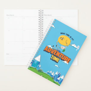 Adventure Time Jake Floating With Finn Planner