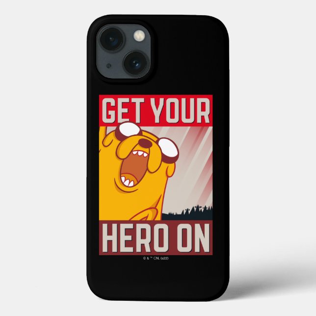 Adventure Time | Jake "Get Your Hero On" Case-Mate iPhone Case (Back)