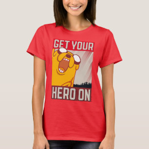 Adventure Time Jake "Get Your Hero On" T-Shirt