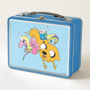 Adventure Time   Lady, Bubblegum, Finn, & Jake Metal Lunch Box