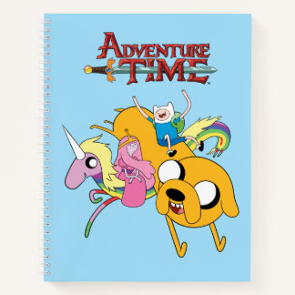 Adventure Time | Lady, Bubblegum, Finn, & Jake Notebook
