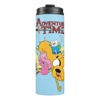 Adventure Time | Lady, Bubblegum, Finn, & Jake Thermal Tumbler