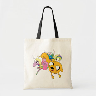 Adventure Time   Lady, Bubblegum, Finn, & Jake Tote Bag