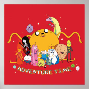 Adventure Time   Large Jake Group Graphic Poster