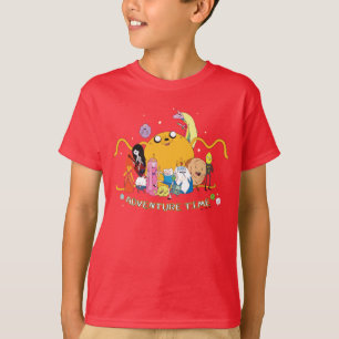 Adventure Time Large Jake Group Graphic T-Shirt