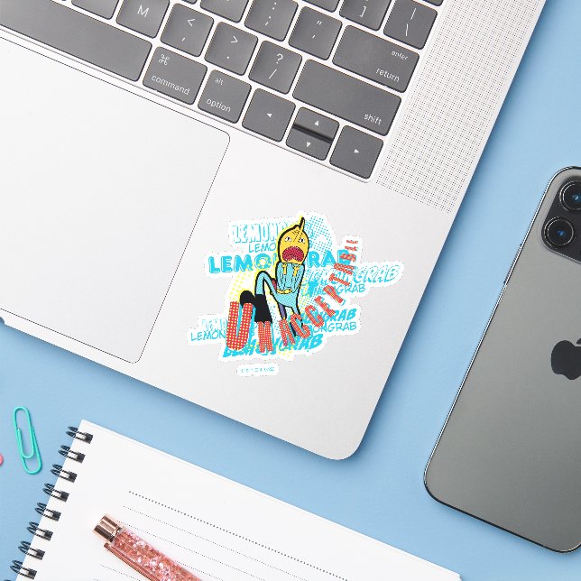 Adventure Time | Lemon Grab "UNACCEPTABLE" (Laptop w/ iPhone)