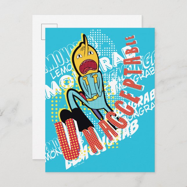 Adventure Time | Lemon Grab "UNACCEPTABLE" Postcard (Front/Back)