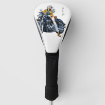 Adventure Time Motorcycle Rider Golf Head Cover