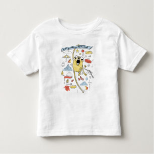 Adventure Time "Party" Jake Sketch T-Shirt