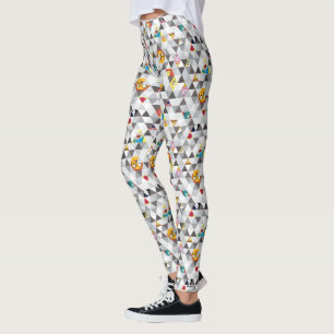 Adventure Time Triangular Character Pattern Leggings
