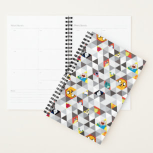 Adventure Time Triangular Character Pattern Planner