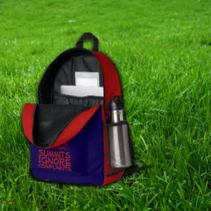 Adventure Trail Hiking blue red Backpack