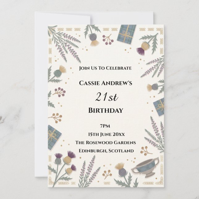 Adventure Travel Milestone Birthday Invitation (Front)