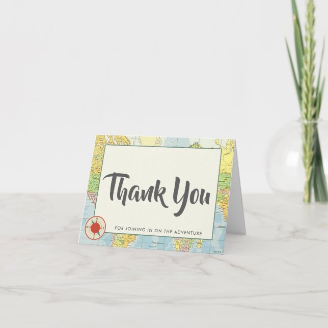 Adventure |  Travel   |  Thank You Card (Front)