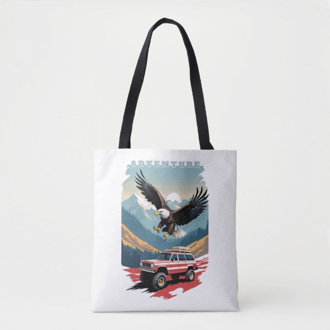 Adventure Trip USA Tote Bag (Front)