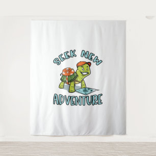 Adventure Turtle Tapestry