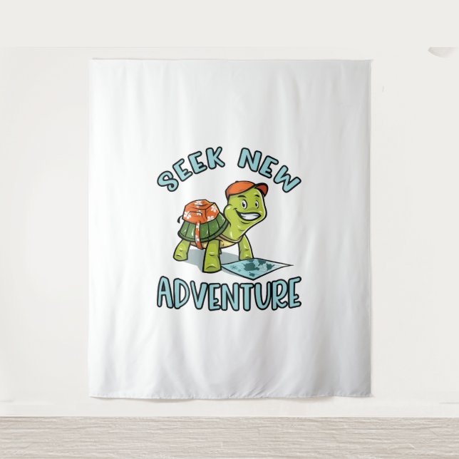 Adventure Turtle Tapestry (Front)