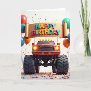 Adventure Vehicle Birthday Card