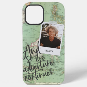 Adventure vintage map stylish retro photo Case-Mat iPhone 12 Pro Max Case