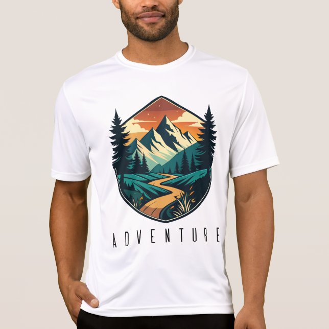 Adventure - Vintage Outdoor T-Shirt (Front)